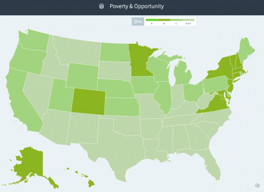 The status of girls: How The U.S. Compares State To State