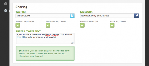 find out how to Create submit-Donation Social Media Buttons