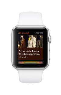 The Apple Watch was My guide through the Oscar de la Renta robe showcase In SF