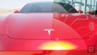 Tesla posts first profit in two years