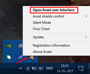 default location of virus vault for avast on a mac