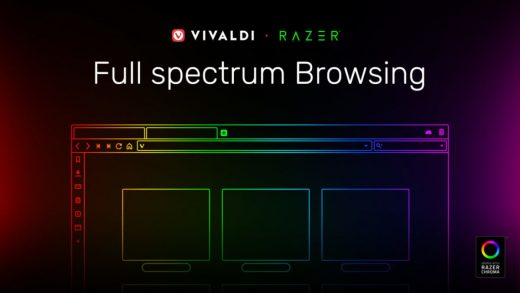 Vivaldi browser syncs Razer Chroma lights with website colors