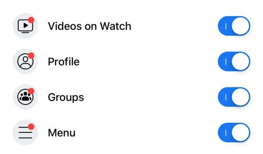 Facebook tests controls that turn off those angry red notification dots
