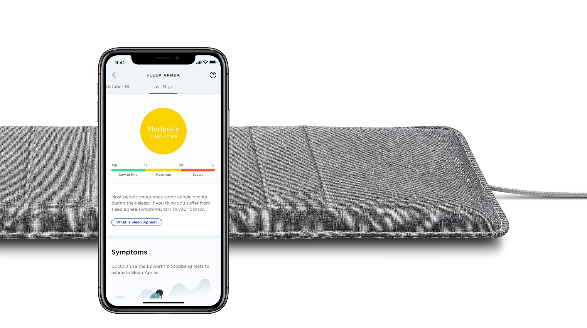 withings sleep thick mattress