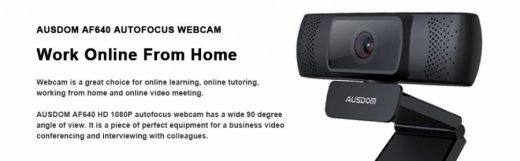 AUSDOM AF640 Webcam: Plug and Play Capability on a Budget