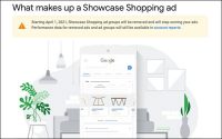 Google To Remove Showcase Shopping Ads
