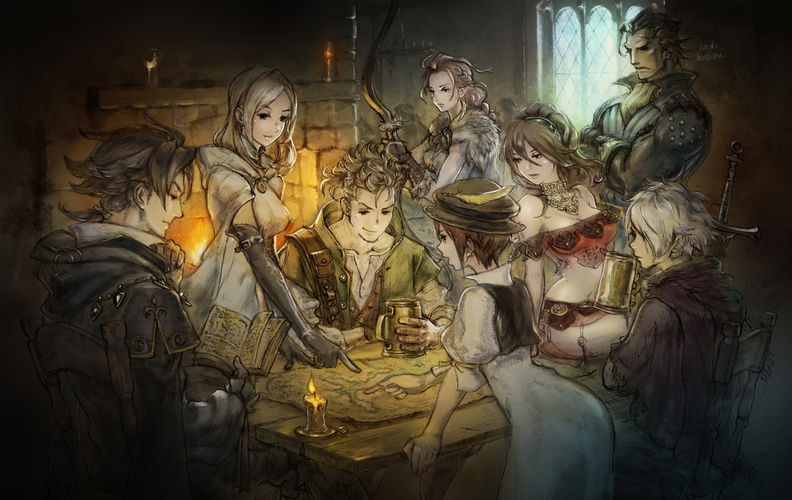 Octopath Traveler II review --- Eight roads converge in a golden wood —  GAMINGTREND