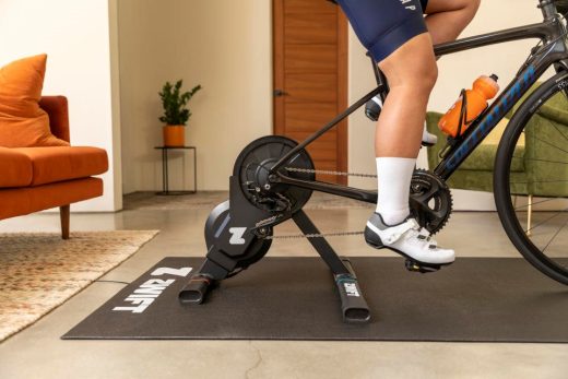 The Zwift Hub One trainer offers virtual shifting and broader bike compatibility