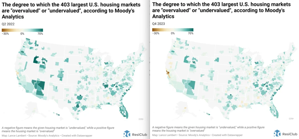 Is housing overvalued or undervalued? Here’s Moody’s assessment of 403 housing markets | DeviceDaily.com