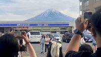 This Japanese town is blocking its iconic ‘Mt. Fuji Lawson’ view over tourists