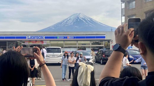 This Japanese town is blocking its iconic ‘Mt. Fuji Lawson’ view over tourists