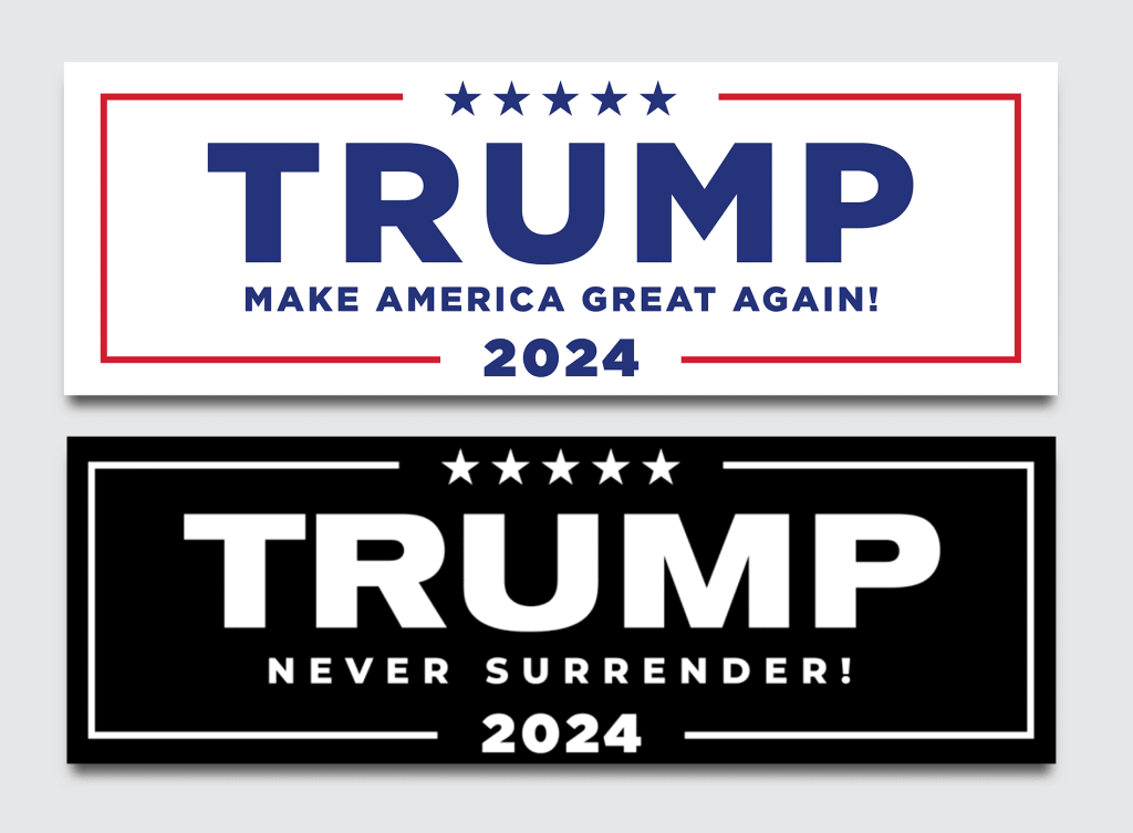 Trump’s ‘Never Surrender’ logo brands a new era of grievance politics | DeviceDaily.com