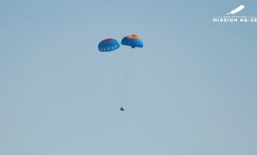 Blue Origin successfully sends tourists to the edge of space again after a long hiatus