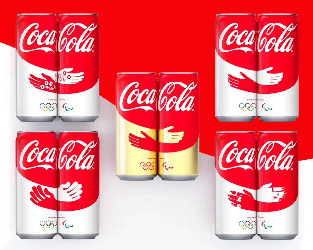 Coca-Cola just designed special ‘hugging’ cans for the Paris Olympics | DeviceDaily.com