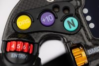 Sim Lab teams up with Mercedes to showcase a new $2,500 F1 sim-racing steering wheel