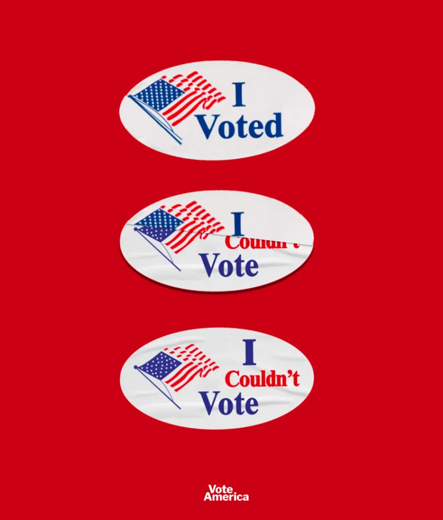 This brilliant new ‘voting’ sticker is designed for the millions of people who can’t vote | DeviceDaily.com