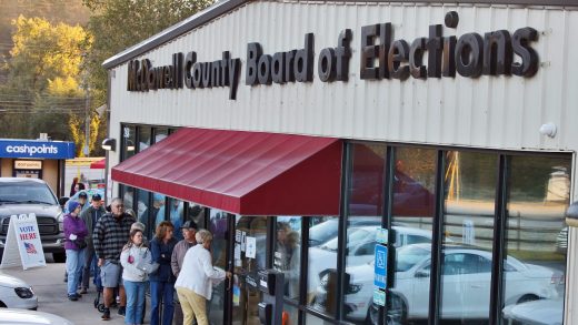 Hurricane-ravaged North Carolina kicks off early voting