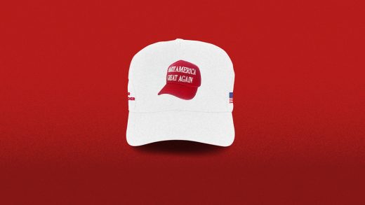 What do you get the Trump supporter who has everything? This surreal MAGA hat will do