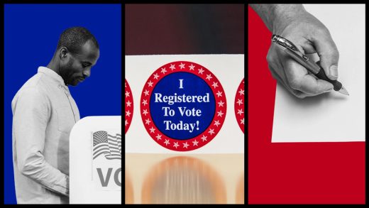 You can still register to vote on Election Day in almost half the U.S., including swing states Michigan, Nevada, and Wisconsin