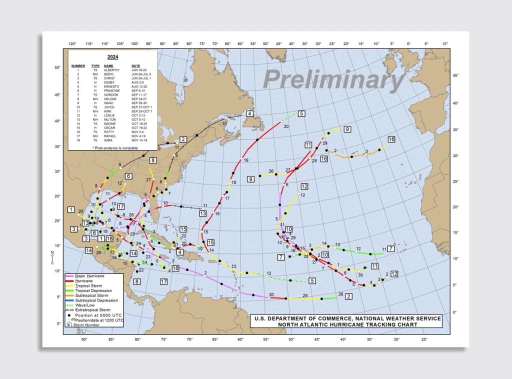 The deadly 2024 Atlantic hurricane season as seen in 6 visuals | DeviceDaily.com