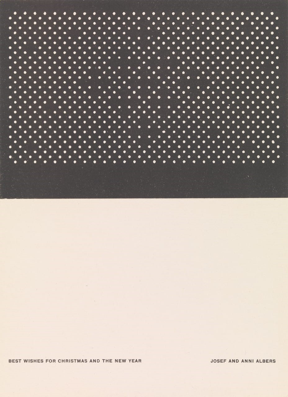 These gorgeous holiday cards by Josef and Anni Albers show the Bauhaus at its best | DeviceDaily.com