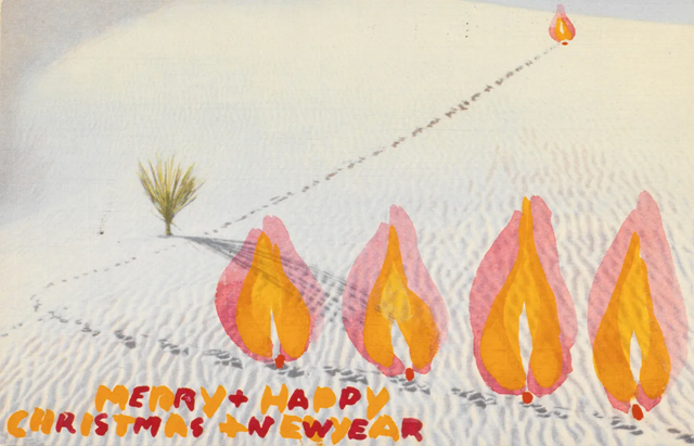 These gorgeous holiday cards by Josef and Anni Albers show the Bauhaus at its best | DeviceDaily.com