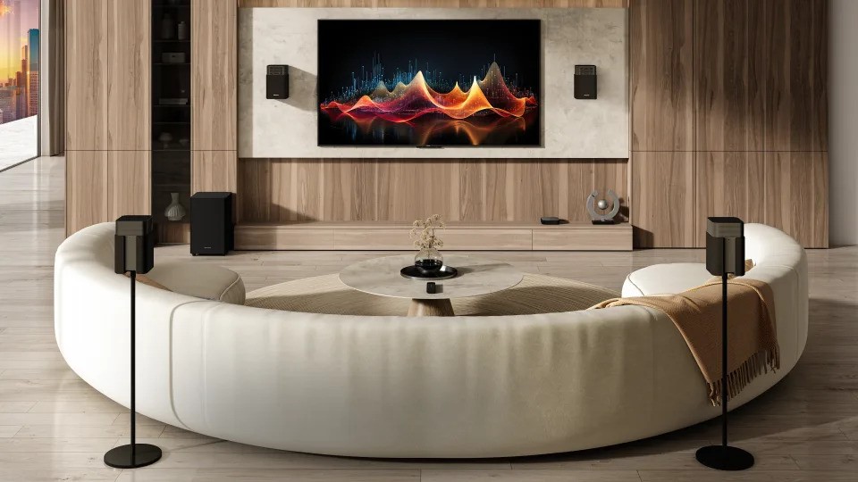 Hisense's HT Saturn speakers feature wireless Dolby Atmos and room calibration | DeviceDaily.com