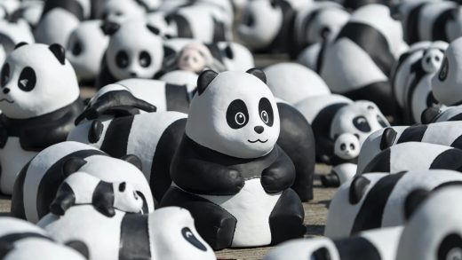 Hong Kong will display thousands of giant panda sculptures, aiming to boost tourism