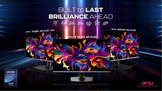 MSI also has a 27-inch 4K QD-OLED gaming monitor at CES 2025