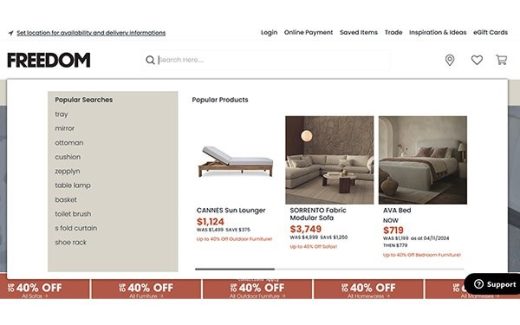 How Freedom Furniture Used AI To Increase Time On Site, AOV