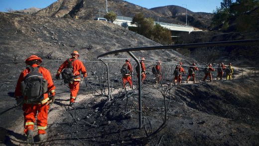 Incarcerated firefighters are making as little as $27 a day to battle L.A.’s fires