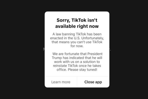 TikTok is no longer available in the US